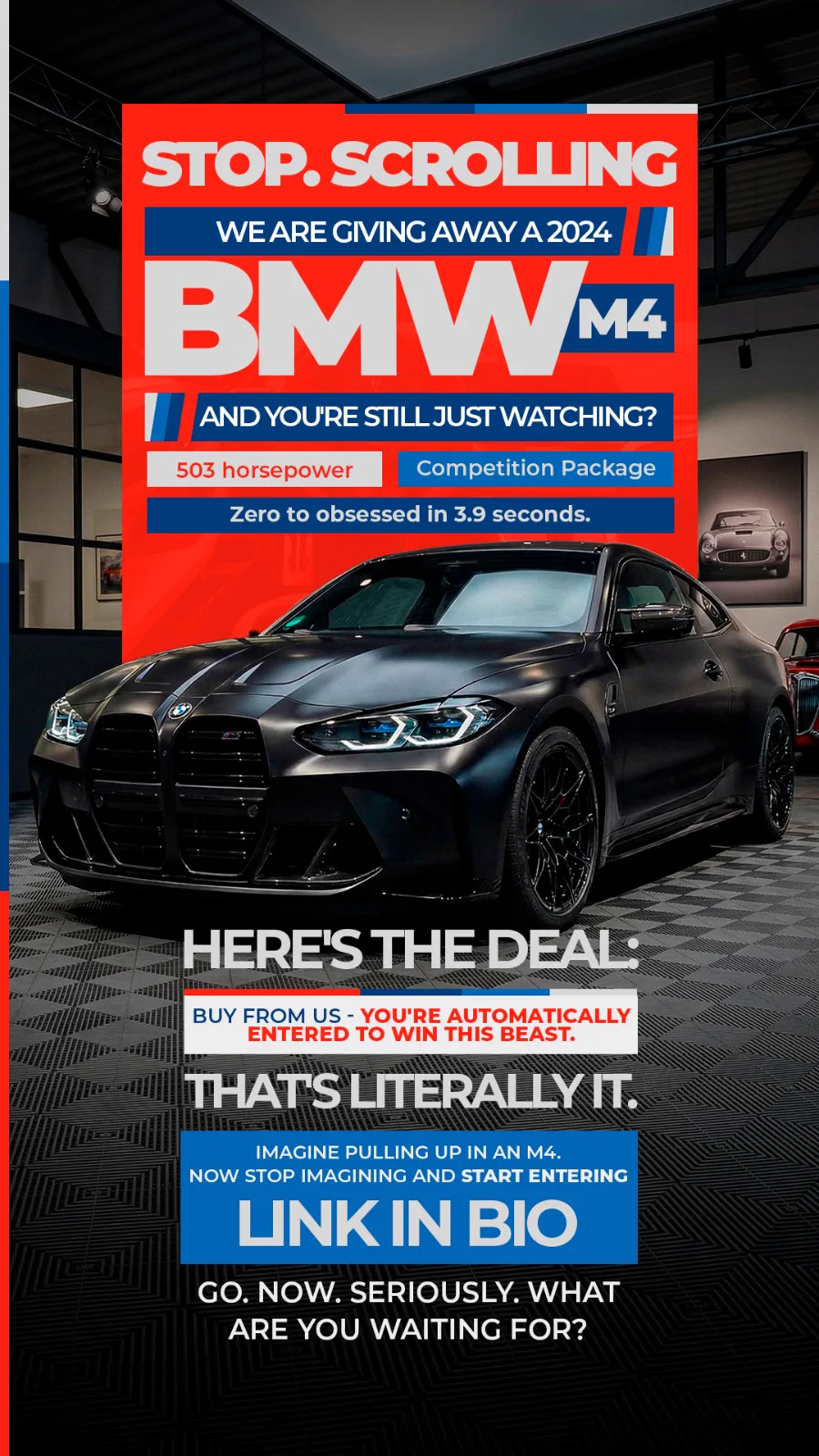 BMW M4 Giveaway